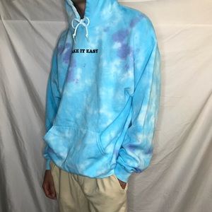 Take it easy purple and blue hoodie